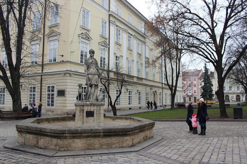 Lviv şehir merkezi.