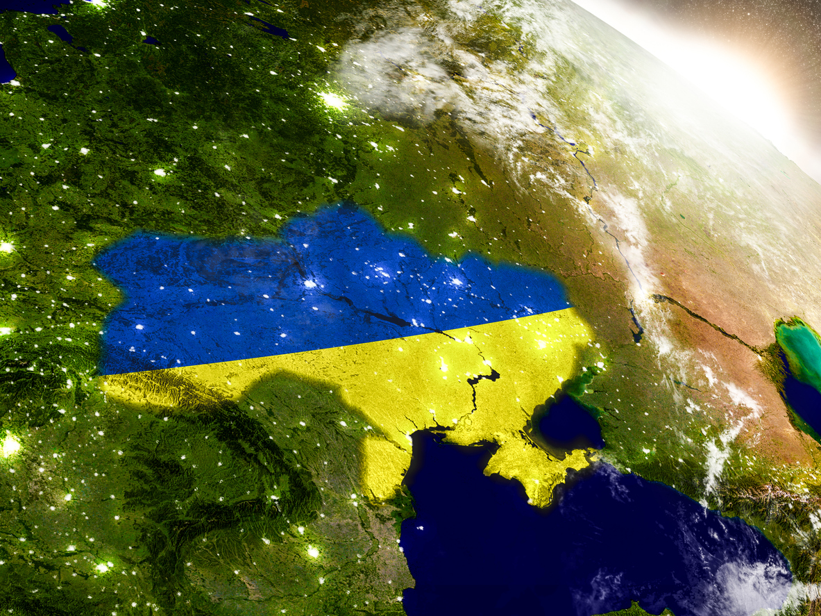 Ukrayna'nın bayrağı