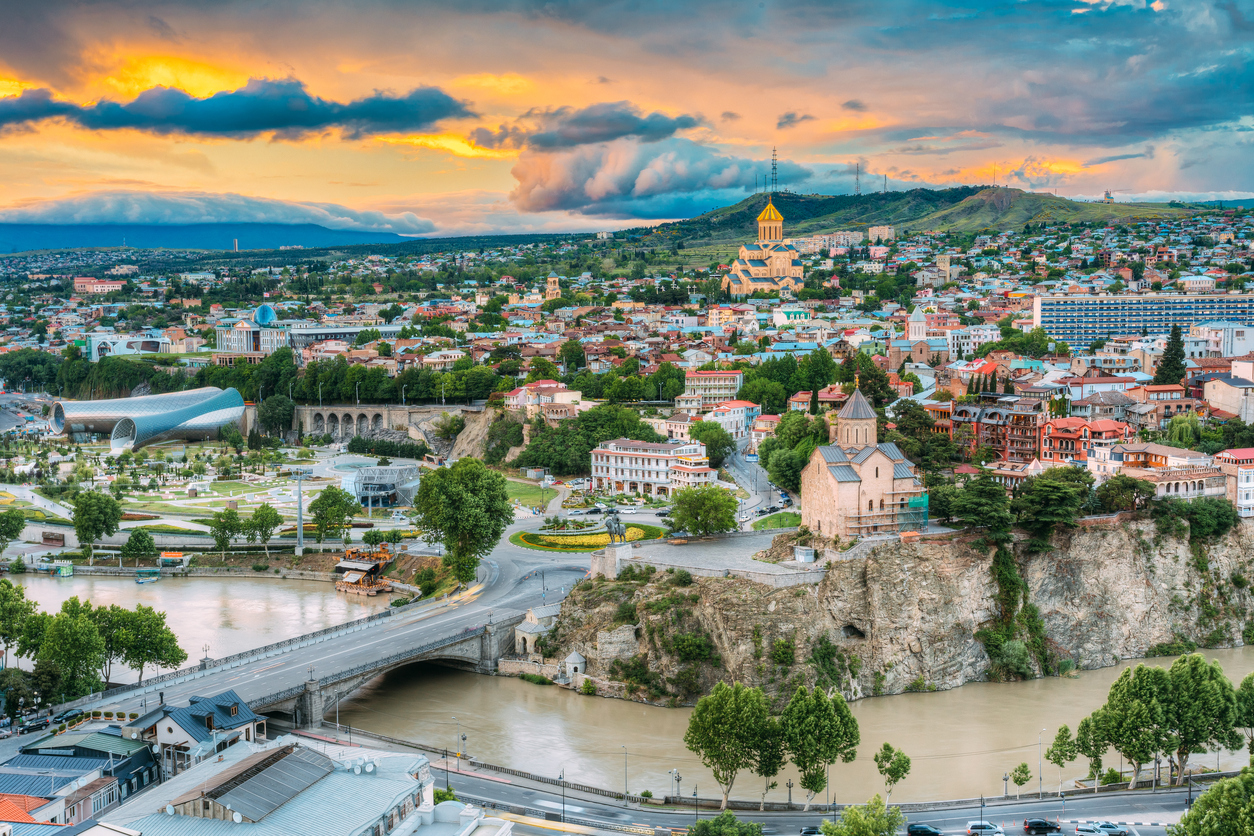 Gürcistan'ın başkenti Tiflis
