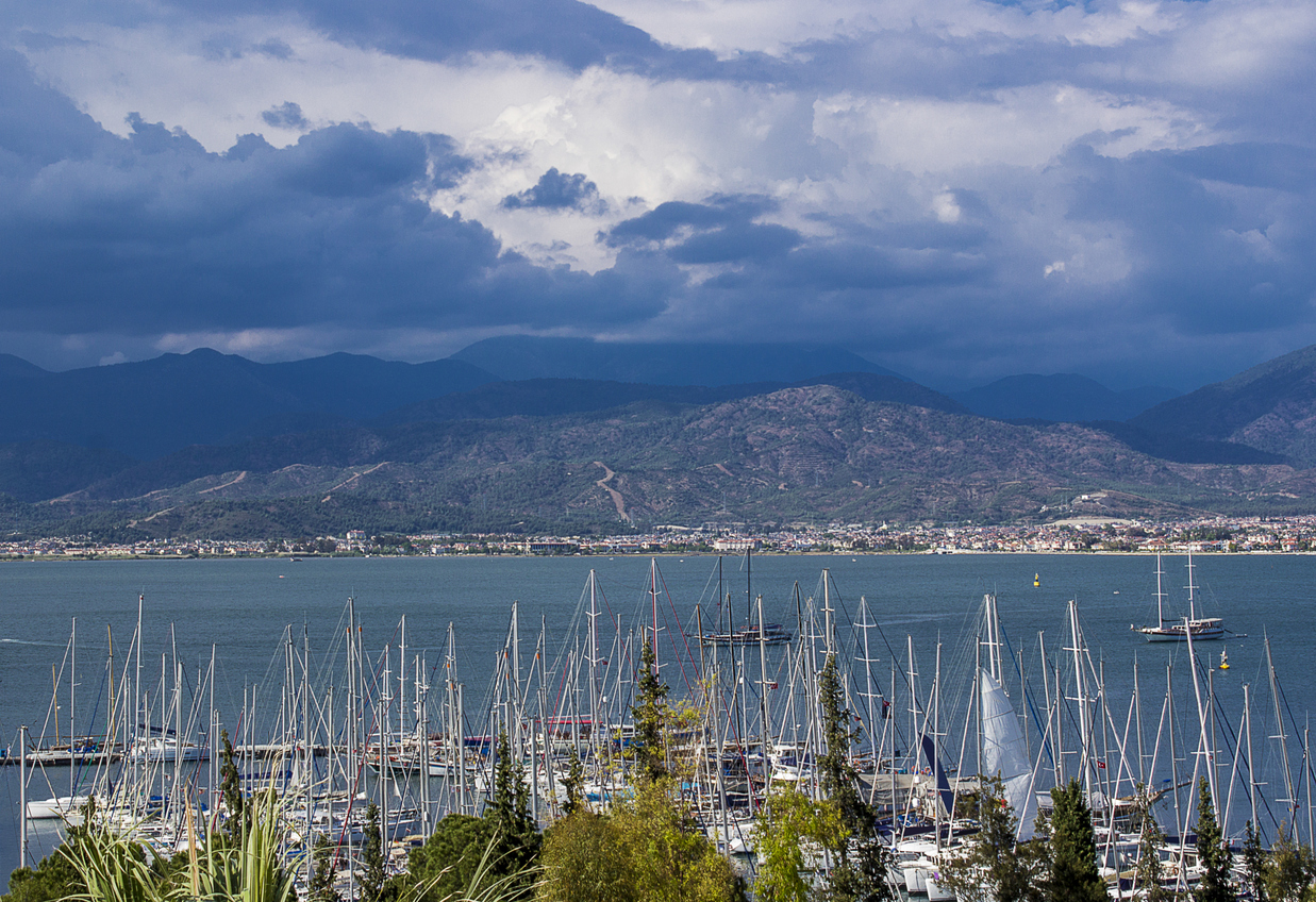 Liman ve deniz manzarası, Fethiye Merkez