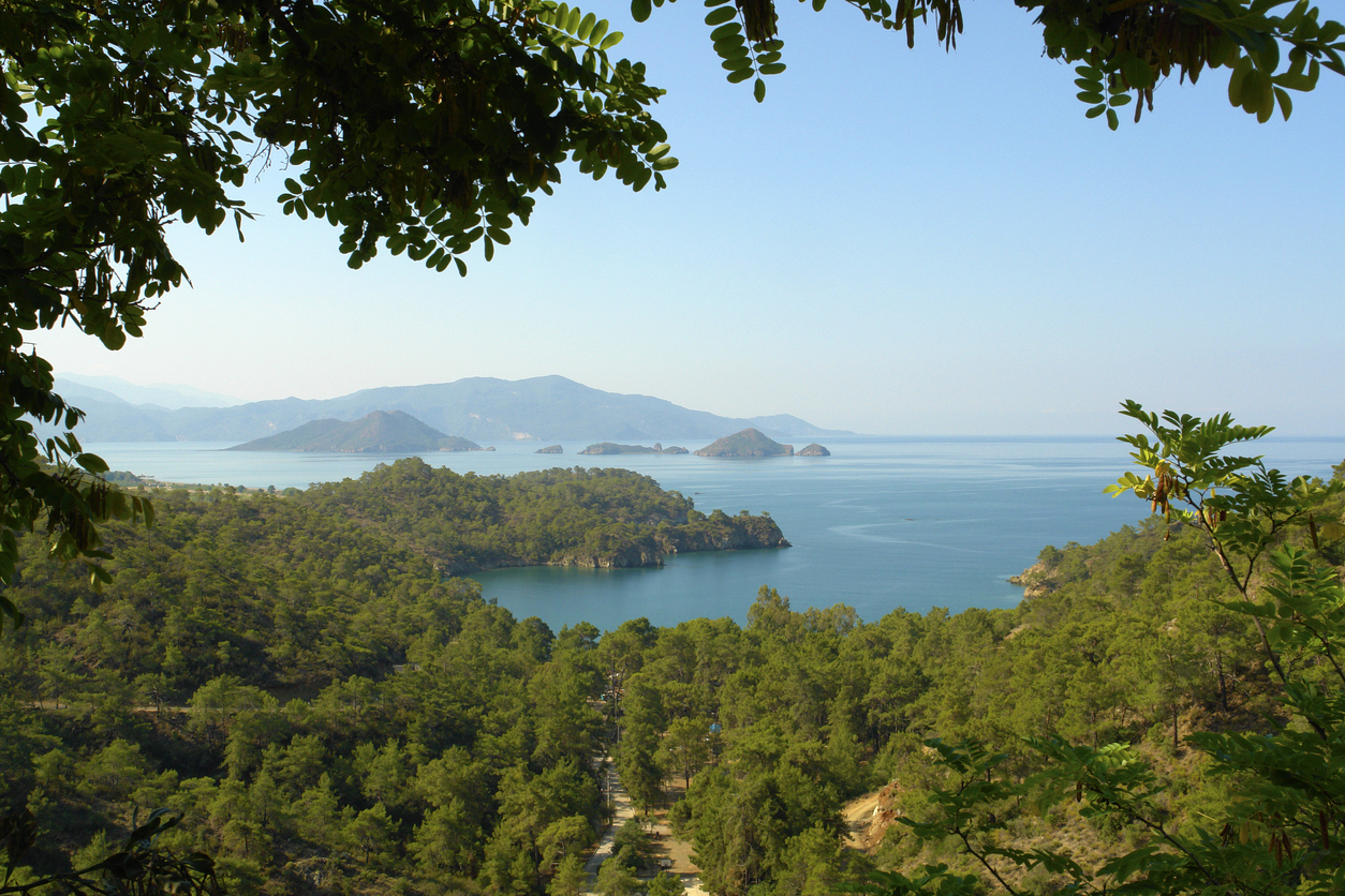Katrancı Koyu'ndan deniz manzarası, Ölüdeniz, Fethiye, Muğla